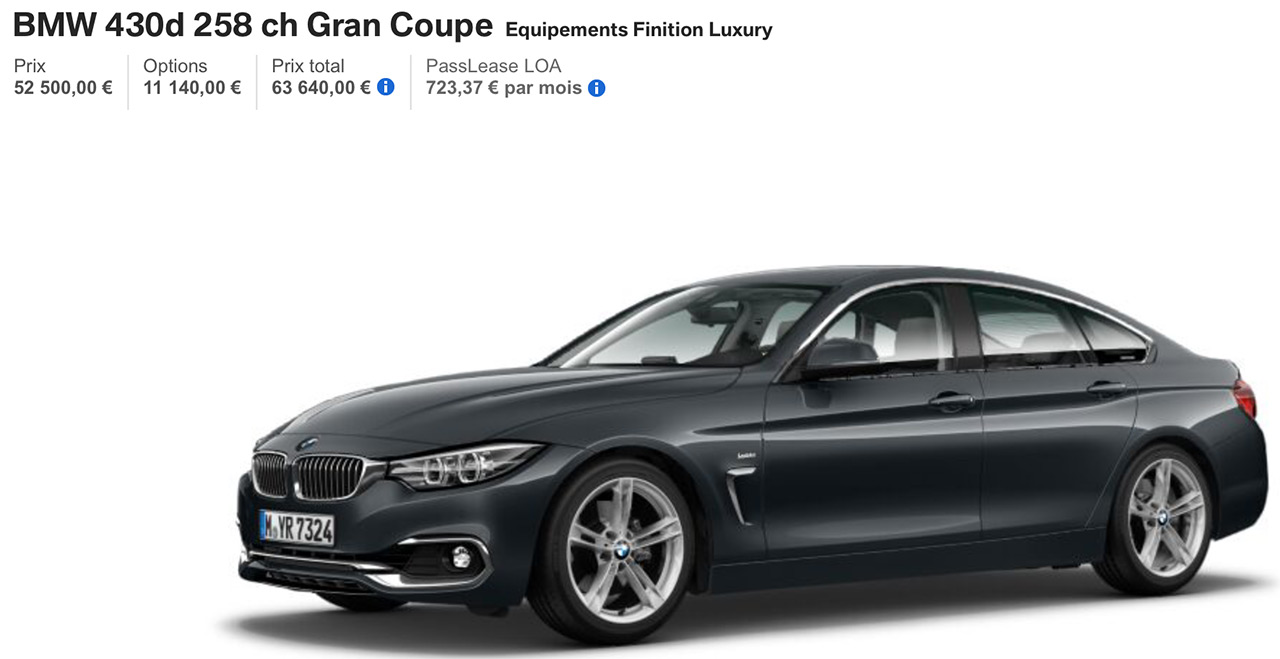 BMW 430D Luxury 5 portes