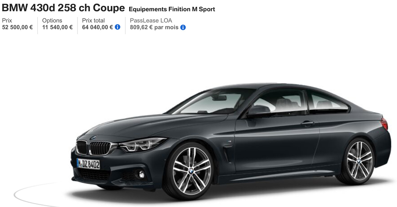 BMW 430D Pack M Sport