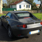 mazda mx 5 RF capotée vue arrière