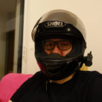 David Jazt et son intercom 10C sur un casque moto GT Air
