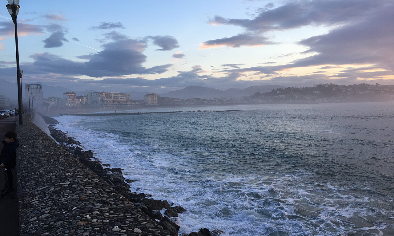 Saint-Jean-de-Luz à moto