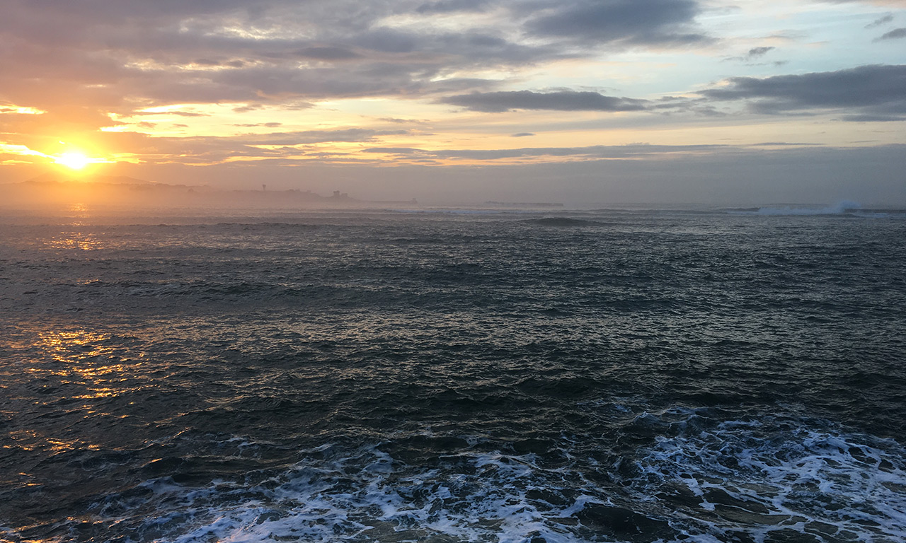 Couché de soleil à Saint-Jean-de-Luz