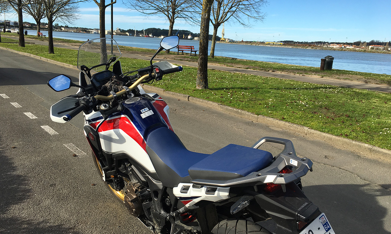 Sensation à bord de l'Africa Twin 2018