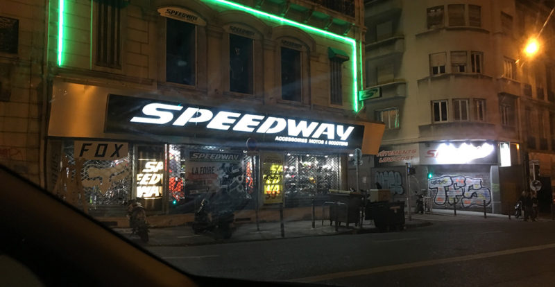 Speedway à Marseille : boutique accessoire motard