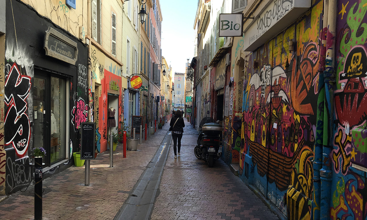 Balade du côté de cours julien à Marseille