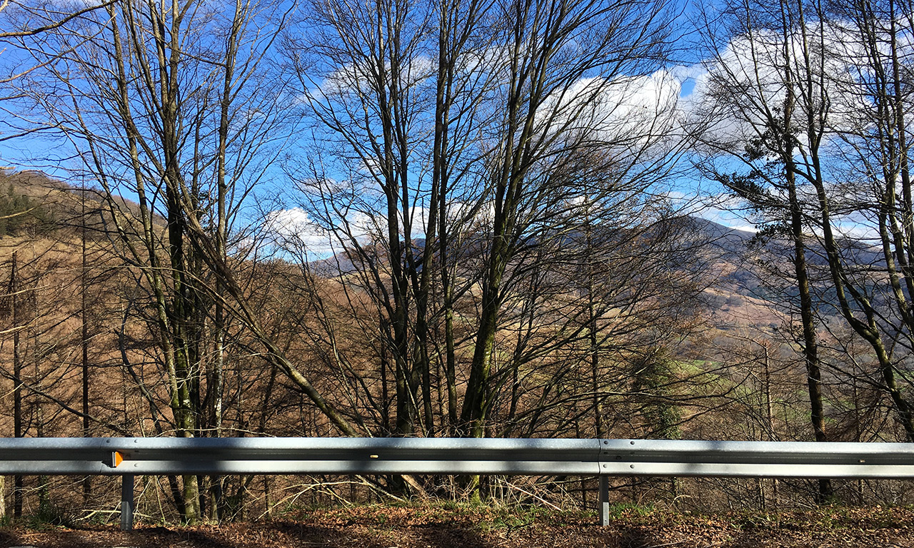 Montagnes Basque à moto