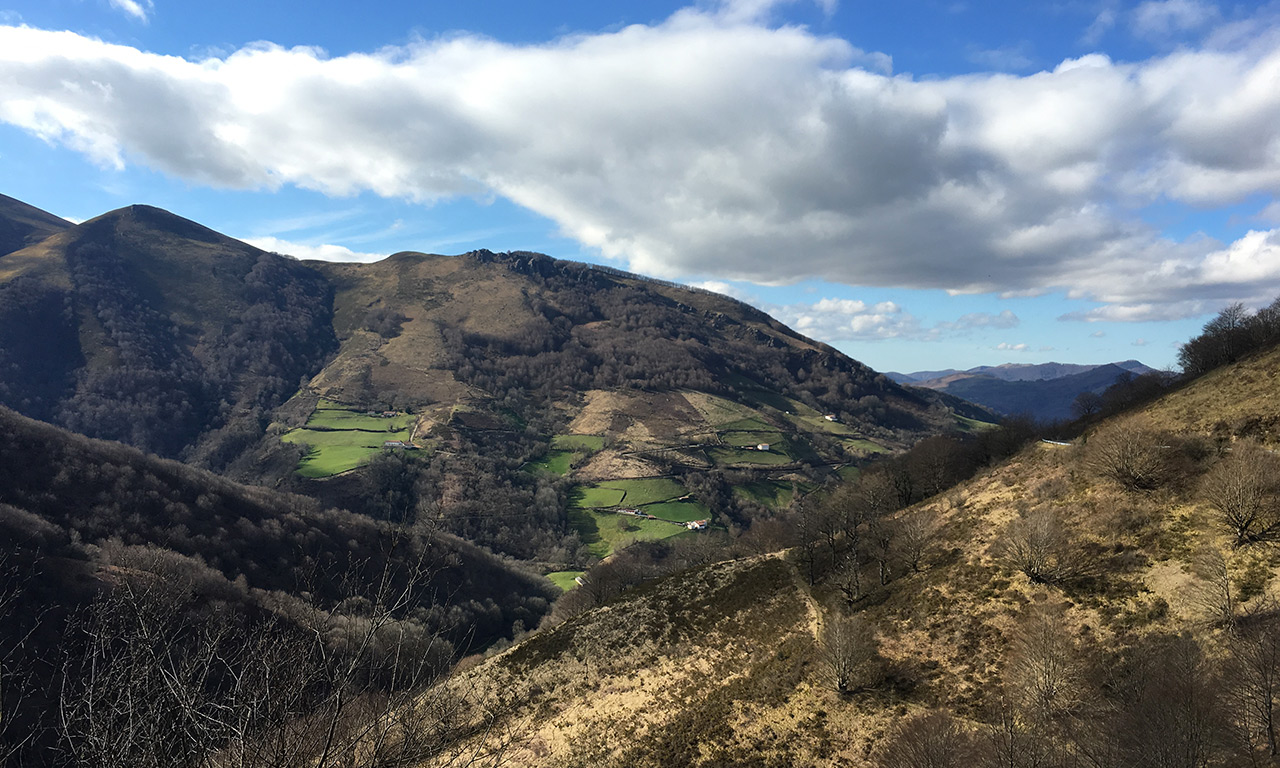 Paysage Basque dans les montagnes