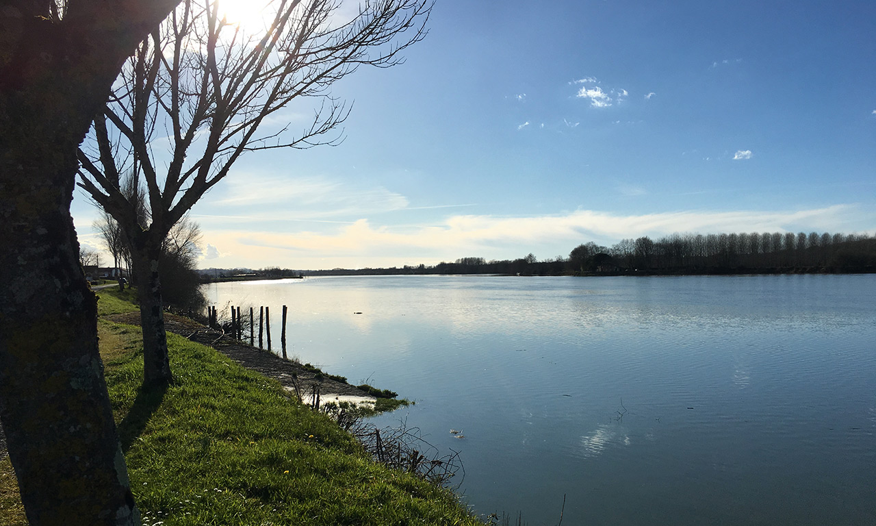 vue magnifique sur l'Adour