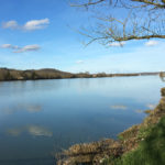 bord de l'adour à moto : magnifique