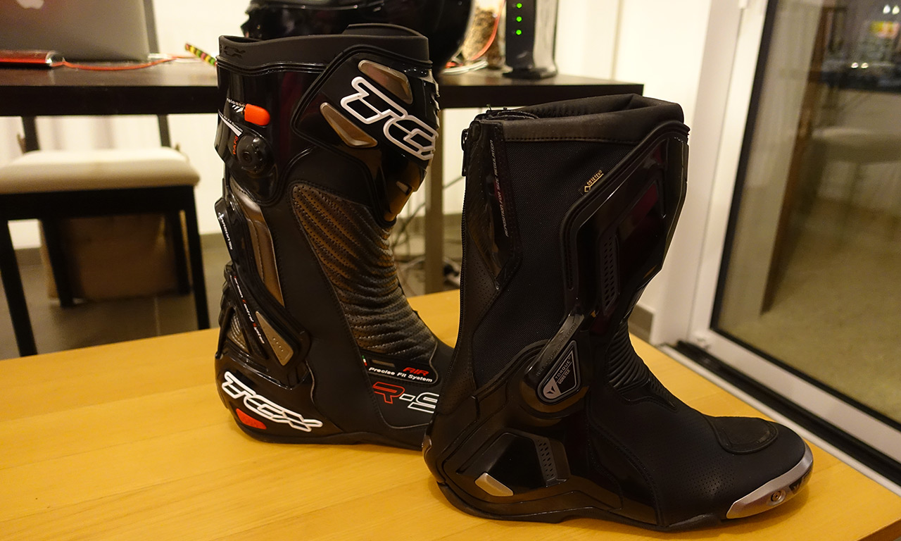 Hauteur de botte différentes entre les deux : TCX-RS2 et Torque Out D1