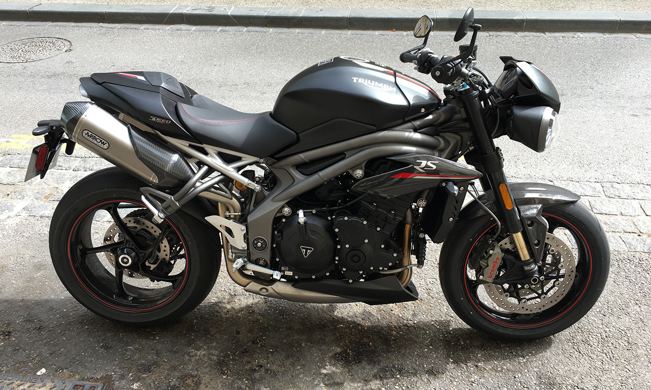 Essai du Speed Triple 1050 RS 2018 par David Jazt