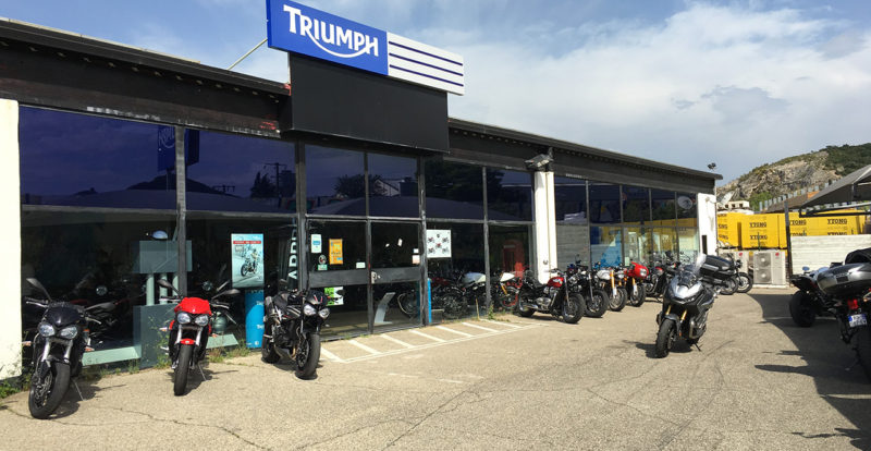 Concession moto Triumph Provence