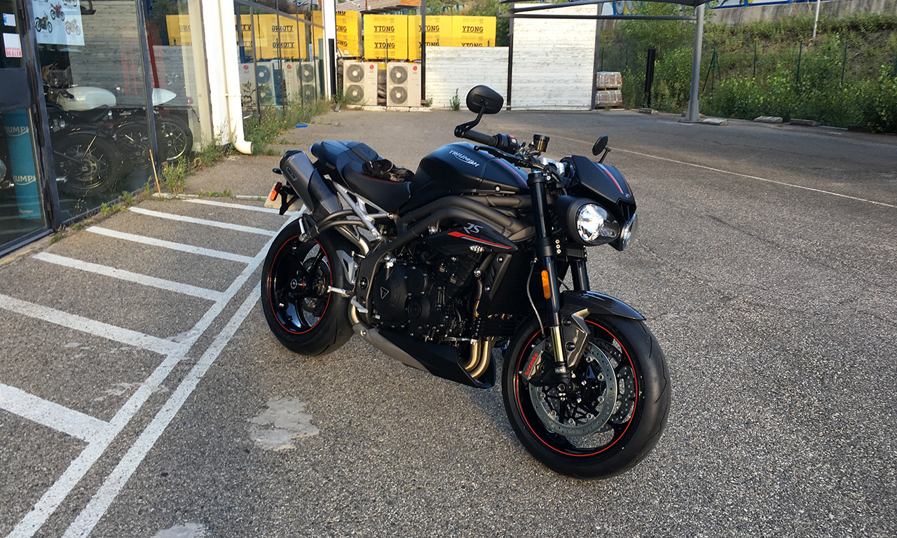 Nouvelle moto de David Jazt : Triumph Speed Triple 1050 RS