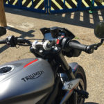 Au guidon du Street Triple RS