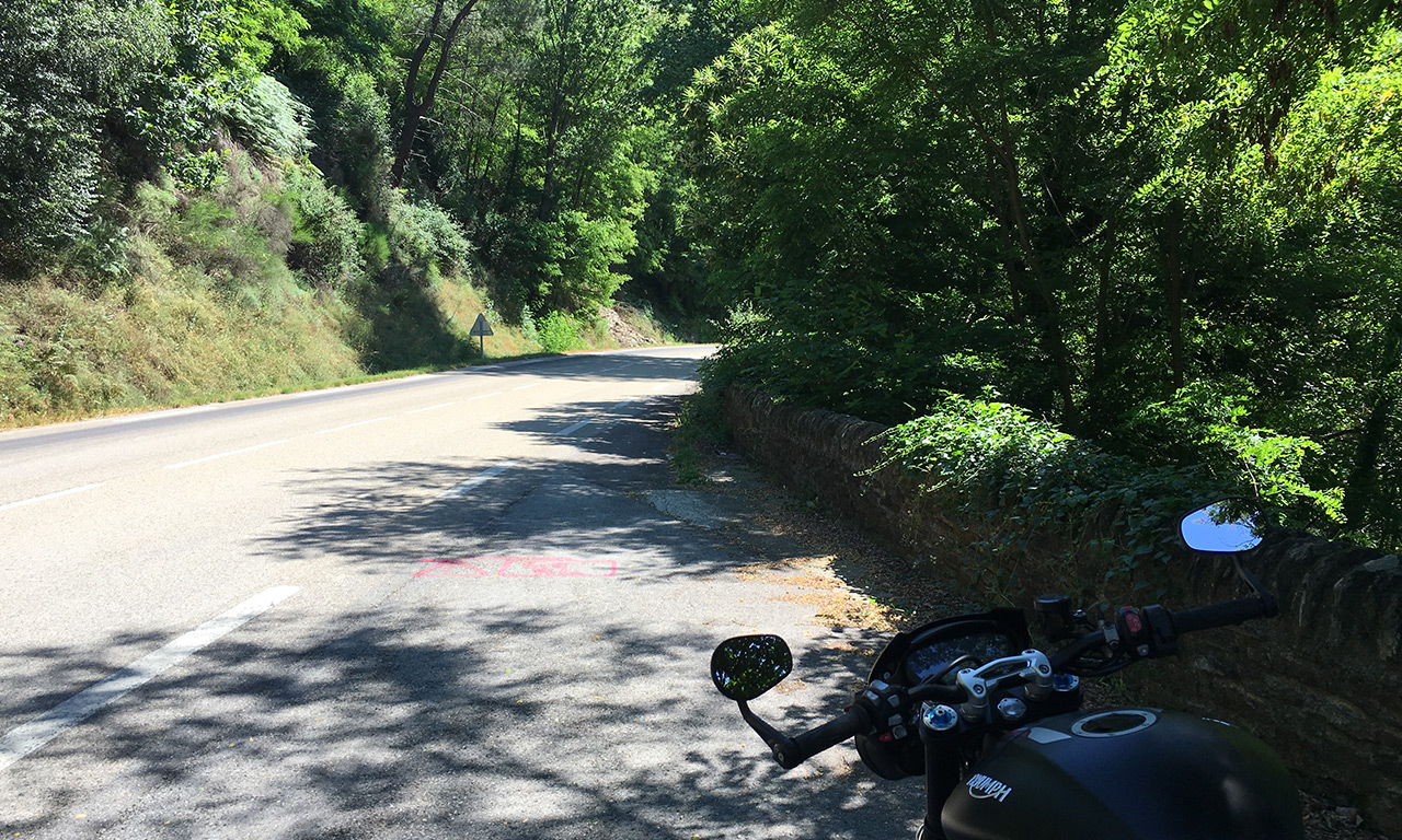 routes sinueuses Gorges du Tarn à moto, le paradis