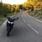 Virage à moto en Speed Triple RS