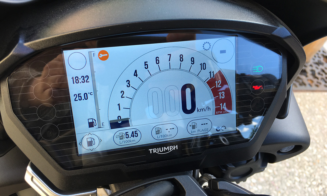 Consommation du Speed Triple RS