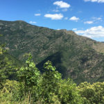 vue Lozère à moto