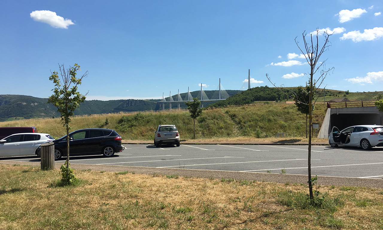 air de repos Viaduc de Millau