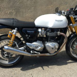 essai moto anglaise Triumph Thruxton 1200 R