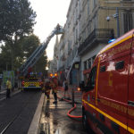 Intervention des pompiers le 25 septembre 2018 sur la Canabière - Marseille