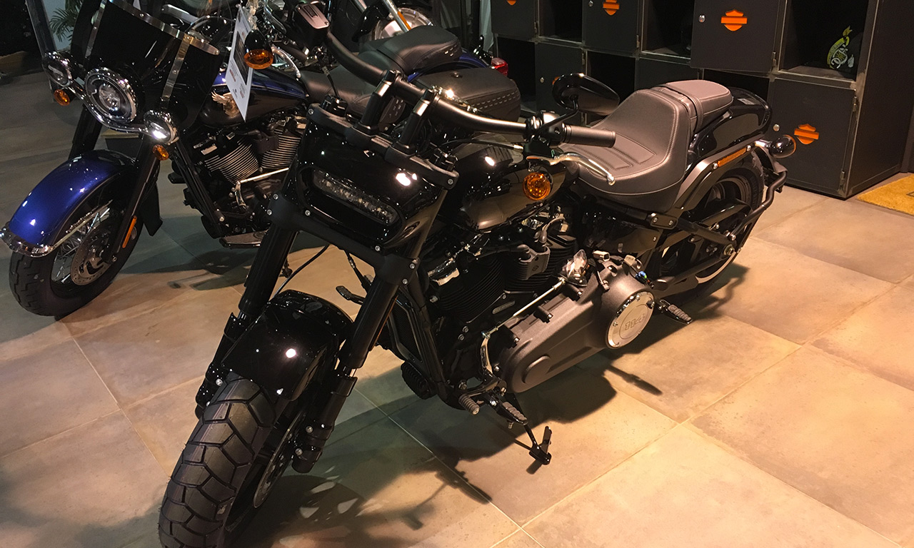 Fat bob 2018 noire - Harley Davidson Marseille