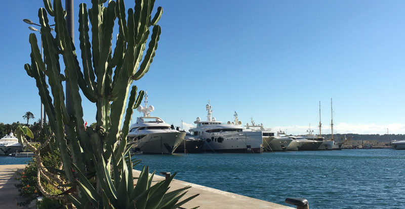 les bateaux de Cannes