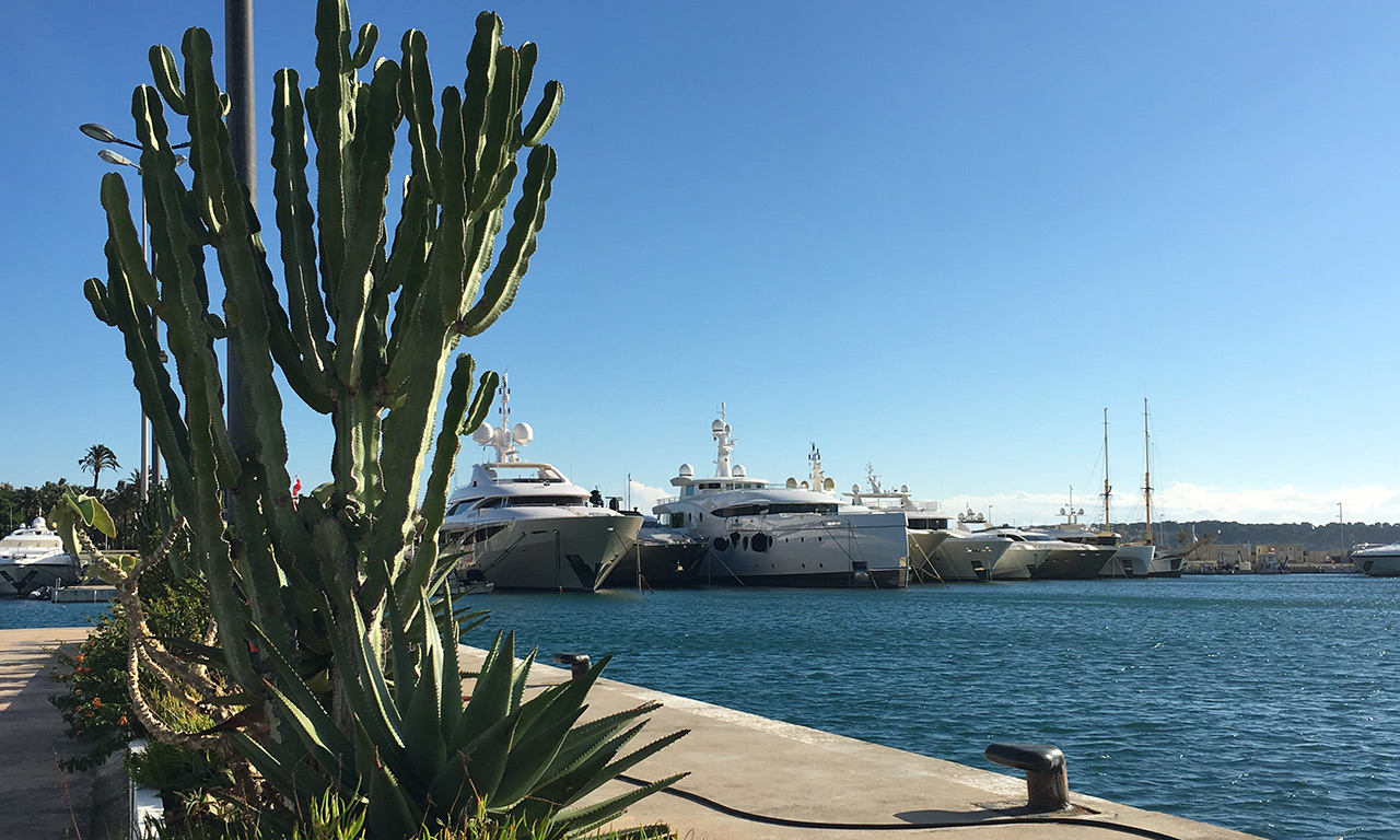 les bateaux de Cannes