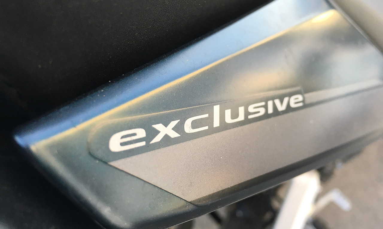 Signature "Exclusive" sur le R1250R 2019