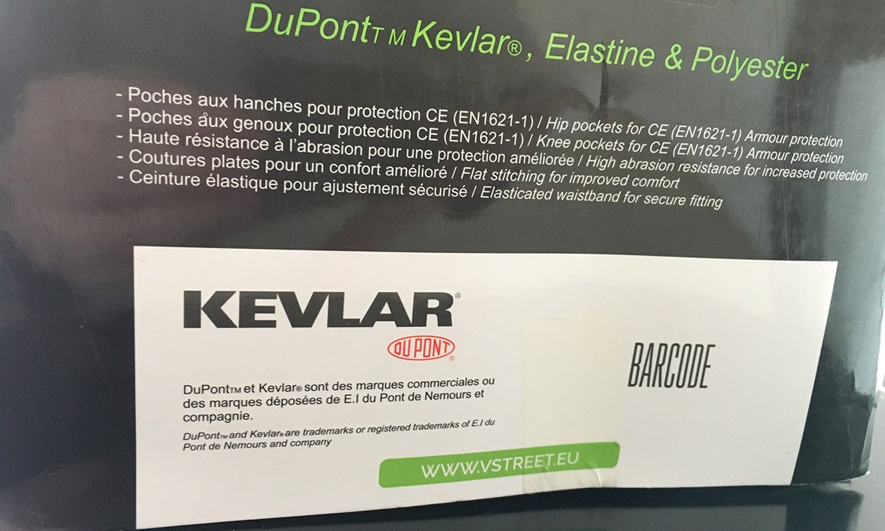 s'équiper en kevlar : protection du motard