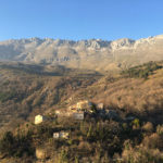 vue sur montagne au nord de Cannes