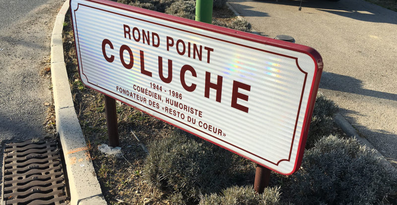 rond point Coluche à Valbonne