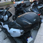 Scooter BMW C650GT sur la promenade des Anglais à Nice