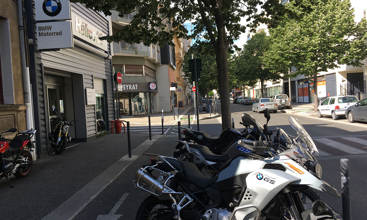 La concession BMW motorrad de Valence