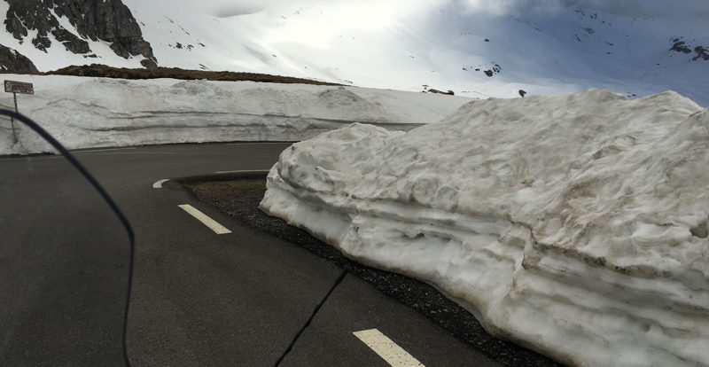 route vers le col de la Bonette