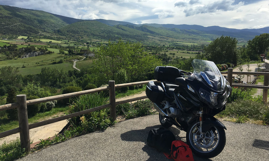 R1250RT à La Clavelière de Saint Auban sur l'Ouvèze