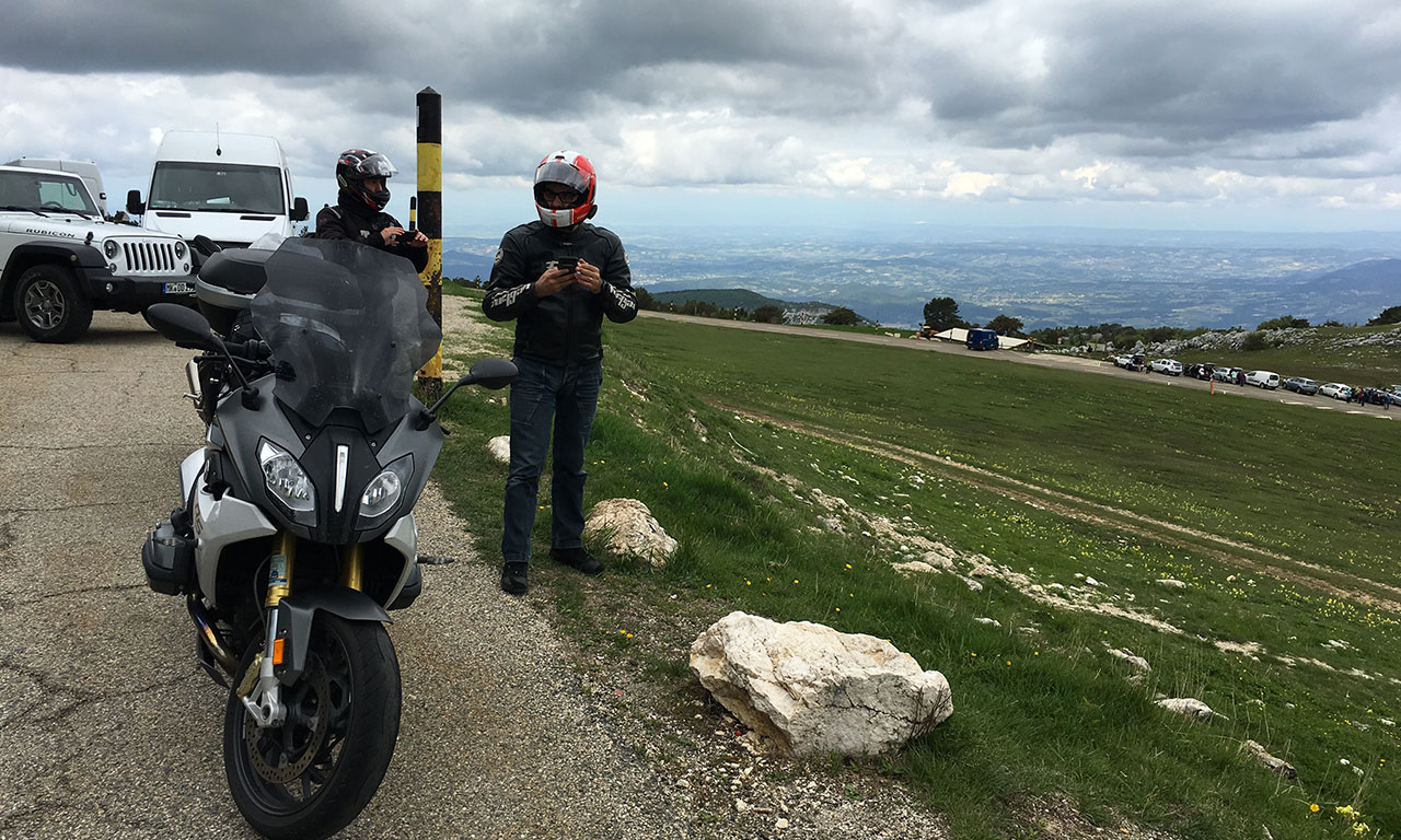 Mont Ventoux : arrêt sur le flanc sud