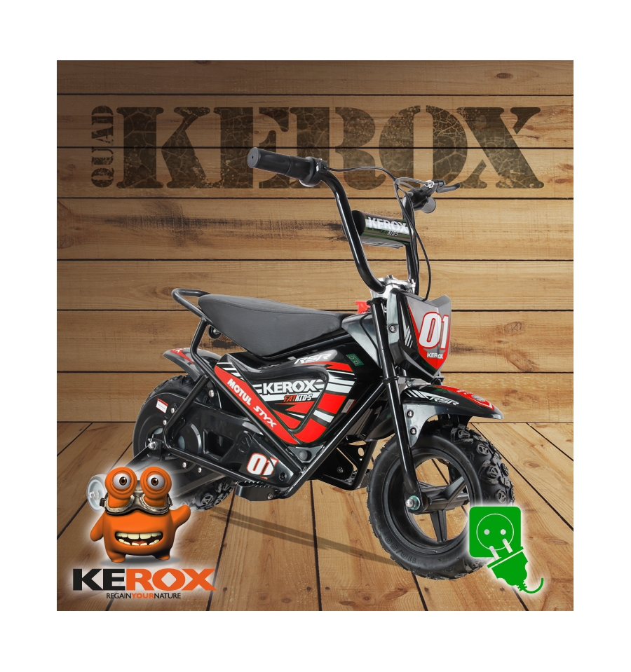 moto enfant electrique kerox rouge : le must !