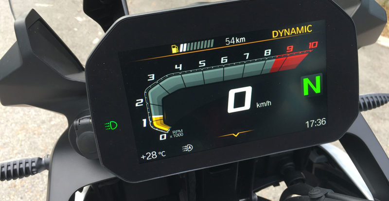 tableau de bord LCD BMW F750GS