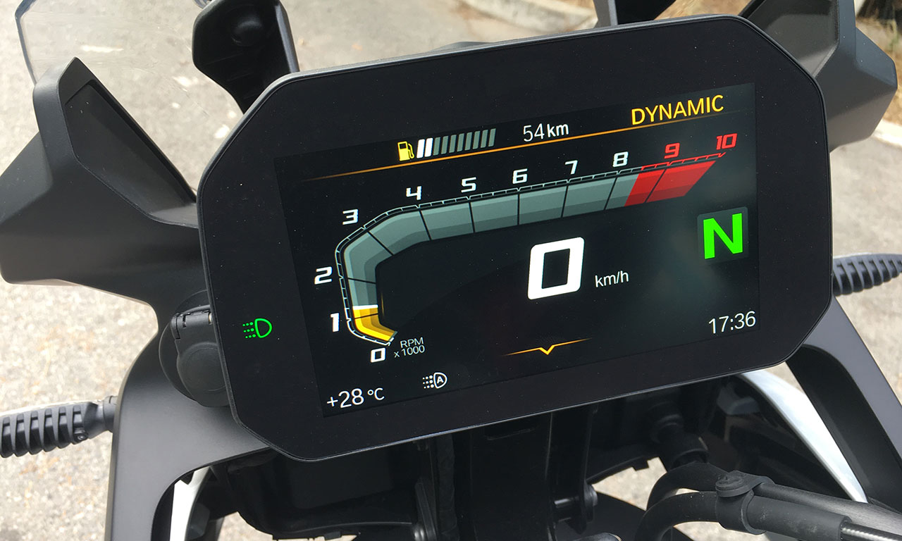 tableau de bord LCD BMW F750GS