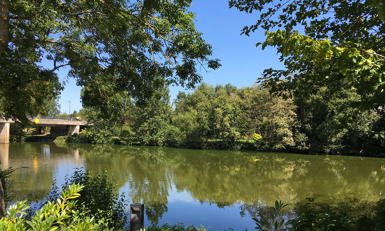 La campagne au bord de l'eau