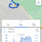 Connaitre le régime moteur durant son parcours en temps réel du déplacement