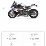 S1000RR sur l'application BMW My CONNECT