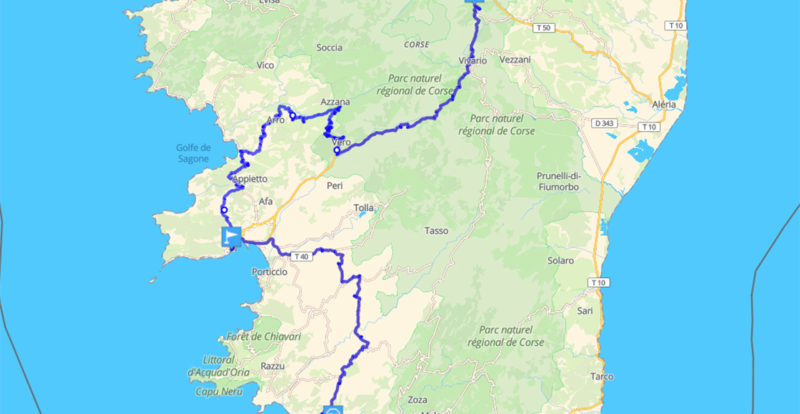 Roadbook moto : tour de Corse (jour 3)