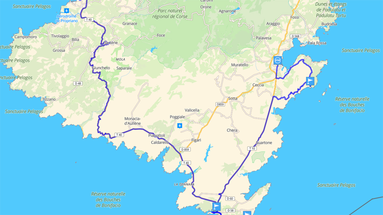 Roadbook moto : tour de Corse (jour 4)