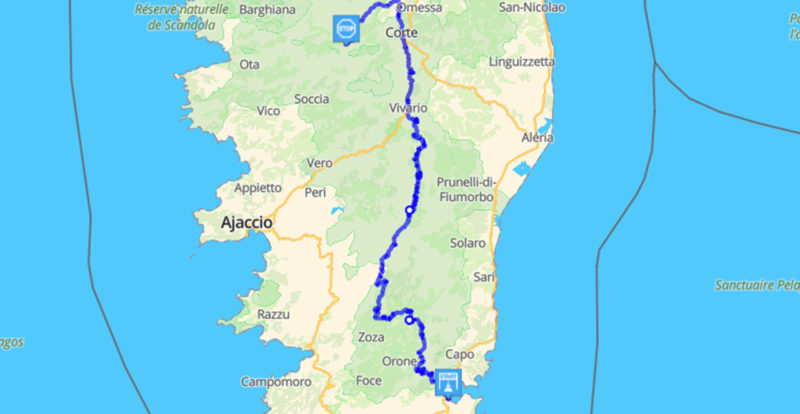 Roadbook moto : tour de Corse (jour 5)
