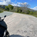 au guidon du TMax dans les montagnes de Castellane