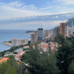 vue sur Monaco depuis la moyenne Corniche