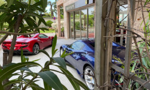 Voiture Ferrari à Monaco