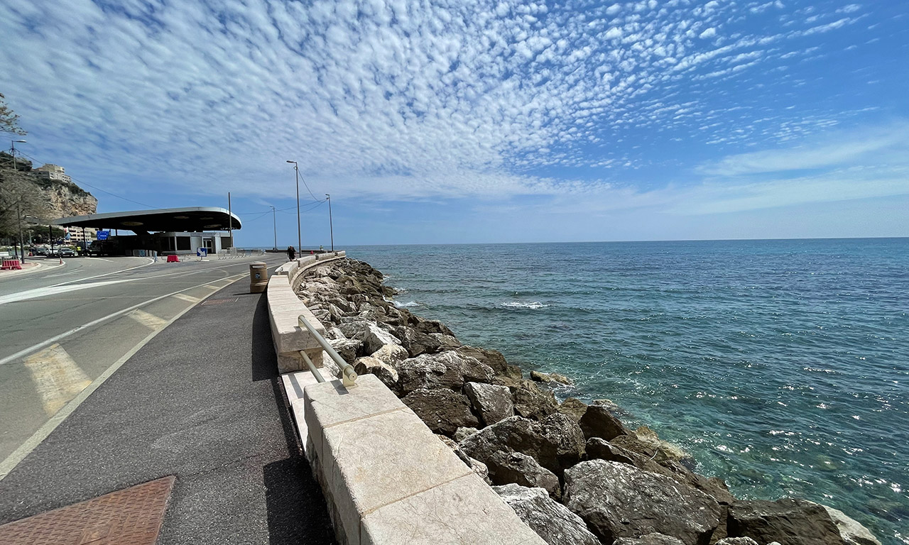 Menton et la frontière Italienne